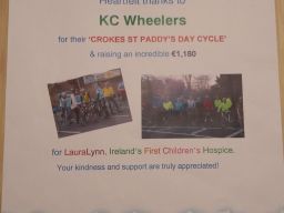 Saint Paddy's Day Cycle Supporting Laura Lynn