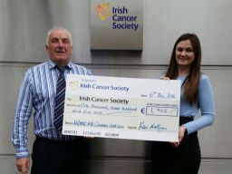 Kevin Mulligan CRokes Club Welfare Officer and Sinead Gillespie from ICS