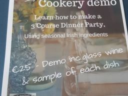 Cookery Demo at the Village Cafe Tuesday Oct 16th at 7pm