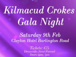 Kilmacud Crokes Gala Ball 2019 February 9th Clayton Hotel