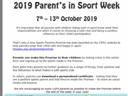Parents in Sports Week