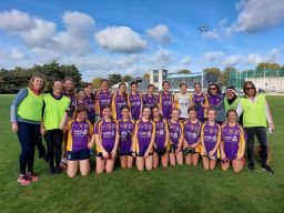 U13 Ladies Football team through to Division 1 Final