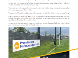 Pairc de Burca – Pitch Signage Opportunity
