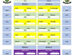 Kilmacud Crokes Beacon Hospital Juvenile Football 7’s throw in at 6.30pm on Friday July 22nd