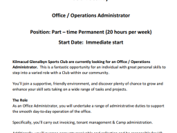 Job Vacancy - Office / Operations Administrator