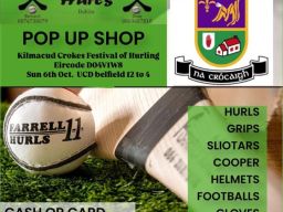 Under 11 Festival of Hurling UCD Sunday 6th 11.30