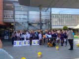 Crokes Choir join with the U12 Team to perform in Stillorgan as part of #LidlOneGoodClub