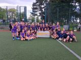 Under 12 girls present €1,050 cheque to Temple Street 