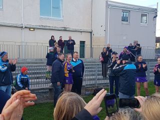 Senior Camogie Team beat Faughs after replay to win Senior 3 Championship Final