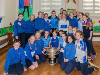 Sam comes to visit Carysfort NS