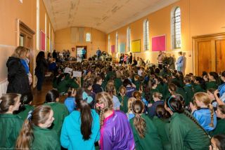 Sam comes to visit St Raphaelas