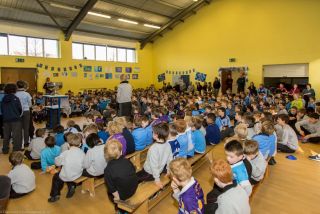 Sam comes to visit St Laurences