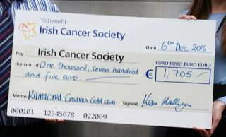 Movemeber in Crokes  - Donation Handover to Irish Cancer Society 