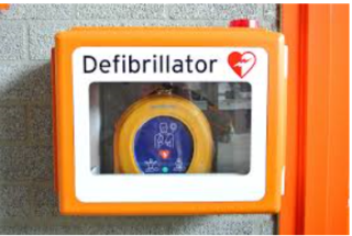 Club Defibrillator re-location