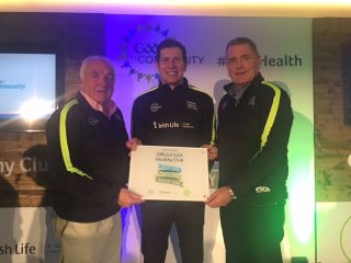 KIlmacud Crokes Gets Healthy Club Award