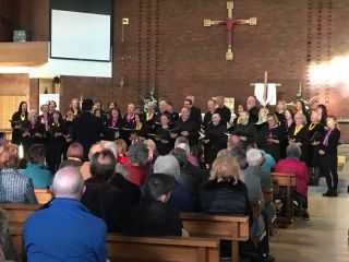 Kilmacud Crokes Choir Performas at " All in and April Evening"  April 29th In Support of laura Lynn