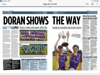 Kilmacud Crokes - Dublin County Division 1 Feile Football Champions 2018