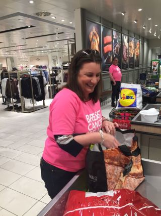 Static Cycling and Bag Packing Fundraising over the May Bank Holiday Weekend for Nissan Crokes / BCI M2M  2018