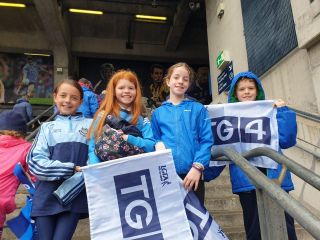 Kilmacud Crokes Supporting the Senior Ladies All Ireland Final
