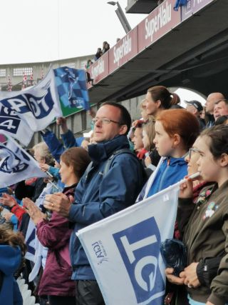 Kilmacud Crokes Supporting the Senior Ladies All Ireland Final