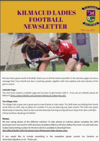 Ladies Football Monthly Newsletter is now live! 