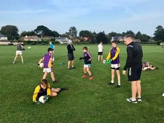 JUVENILE FOOTBALL GOAL KEEPING COACHING SESSION