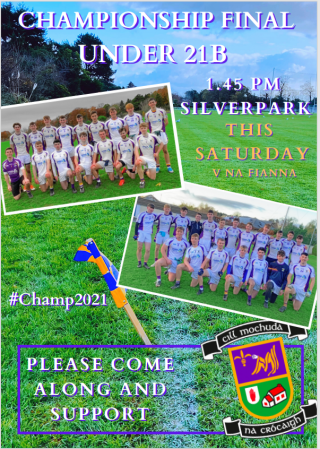 Kilmacud Crokes in Football  Championship Action -  Final this Saturday afternoon!
