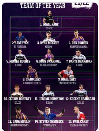 AIB GAA Club Player Awards are announced  - Well done to our 4 Footballers on their Inclusion