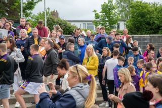 Celebrating the Purple and Gold - Great day at Glenalbyn!