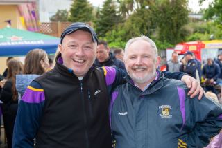 Celebrating the Purple and Gold - Great day at Glenalbyn!