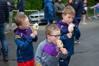 Celebrating the Purple and Gold - Great day at Glenalbyn!