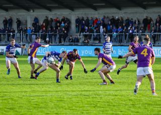 Kilmacud Crokes Senior Footballers Overcome Naas in Their Leinster QTR Final Meeting 