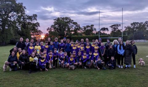 Kilmacud Crokes Under 13's Supporting Darkness Into Light Pieta House Fund Raiser 