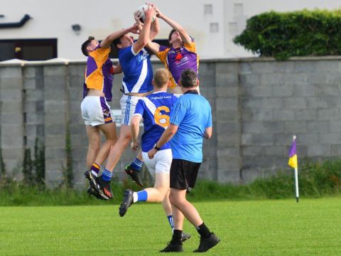 Go Ahead Adult Football League Division Six Kilmacud Crokes versus Round Towers Lusk