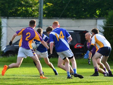 Go Ahead Adult Football League Division Six Kilmacud Crokes versus Round Towers Lusk