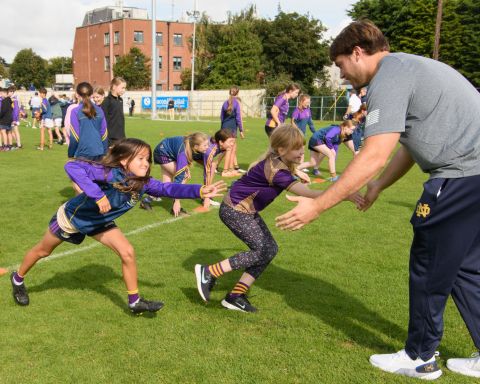 Notre Dame "The Fighting Irish" At Kilmacud Crokes