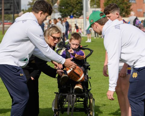 Notre Dame "The Fighting Irish" At Kilmacud Crokes
