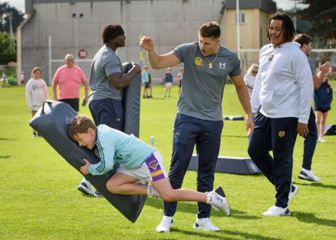 Notre Dame "The Fighting Irish" At Kilmacud Crokes