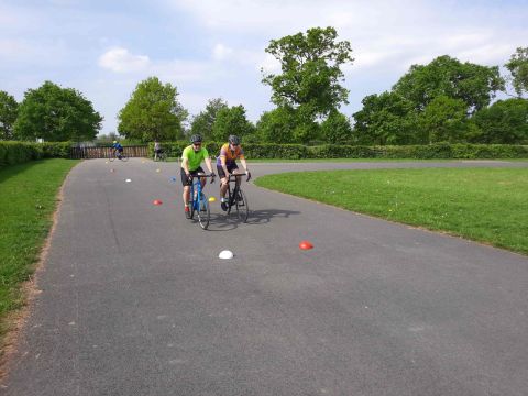 cyclists 