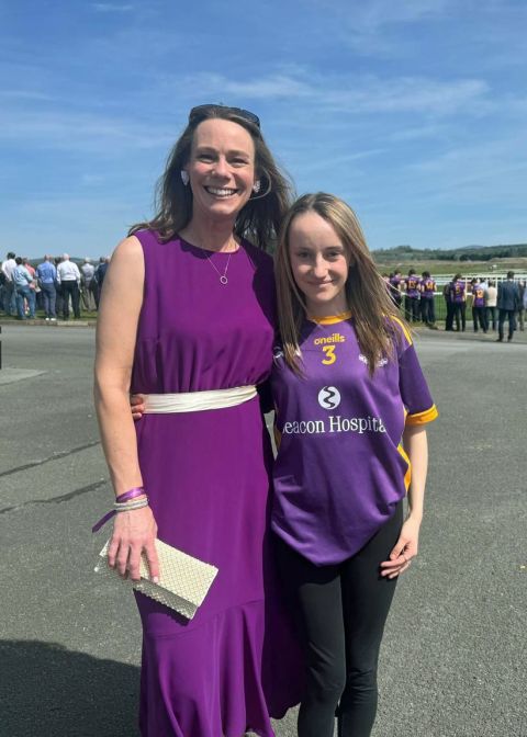 Deirdre Phelan and Katie Beggins at Punchestown 2025