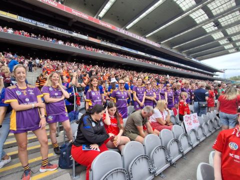 Team in the stand