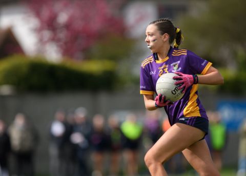 Crokes number 23 in control of the ball